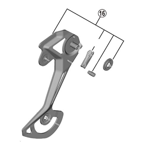 Shimano Portapoleas Ext. Cambio Rd-M8100 Sgs, Adulti Unisex, Multicolore (Multicolore), M8100Sgs