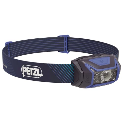 Petzl Actik Core, Lampada Frontale Ricaricabile Unisex Adulto, Blu, U