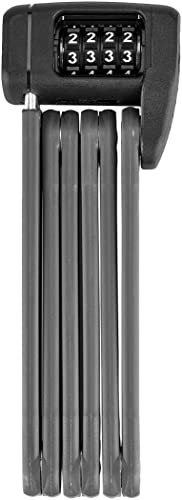 Abus Bordo Lite 6055C - Con Staffa Sr - Lucchetto A Combinazione Ultraleggero, Ideale Per Biciclette Da Strada - Livello Di Sicurezza 7 - 60 Cm - Nero