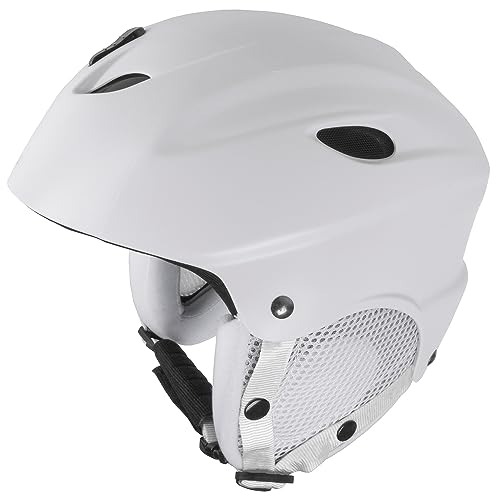 Ventura Casco Da Sci Universal, Bianco, L (58-61 Cm)