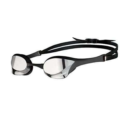 Arena Occhiali Unisex Per Adulti Cobra Ultra Swipe, Argento-Nero, Taglia Unica
