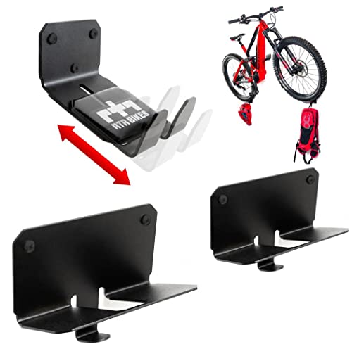 Rtr Bikes Crank Pro - Supporto Professionale Per Bicicletta Da Parete, Ideale Per Appendere La Bicicletta A Casa, Garage E Negozio Di Biciclette