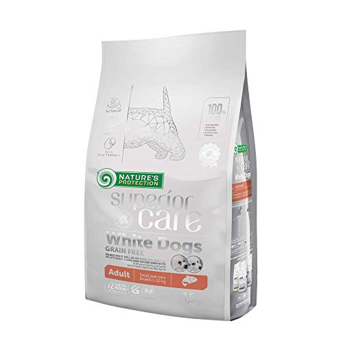 Nature'S Protection - Superior Care - White Dogs - Cani Adulti Di Taglia Piccola - Salmone 1,5 Kg