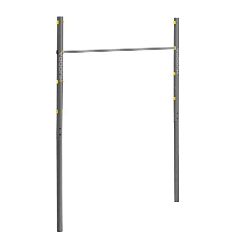 Hudora Sbarra Per Trazioni Fabian Standard/Pro - Sbarra Singola/Doppia Per Bambini E Adulti - Sbarra Da Ginnastica Regolabile Su 4 Altezze - Sbarra Fi