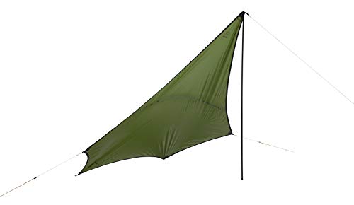 Grand Canyon Shelter Zuni Ray - Telaio/Tenda Di Vela Da Sole A Forma Di Ala, Uv50+, Impermeabile - Capulet Olive (Verde)