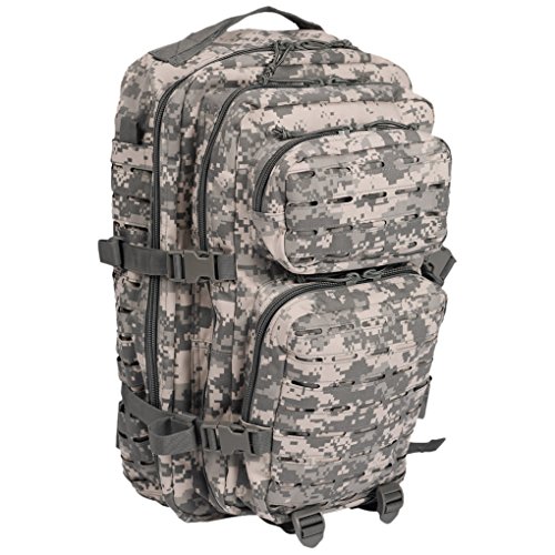 Mil-Tec, Us Assault Pack - Zaino Grande, Taglio Laser, Acu Digital, L