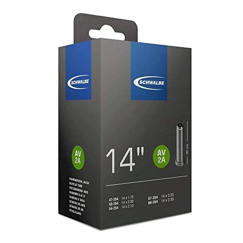 Schwalbe Av2A, Tubo Interno Unisex, Nero, 14 Pollici