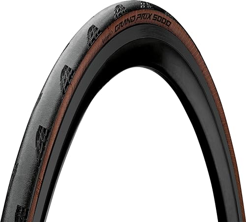 Continental Grand Prix 5000, Bicycle Tire Unisex-Adult, Black/Transparent, 28", 700 X 28C