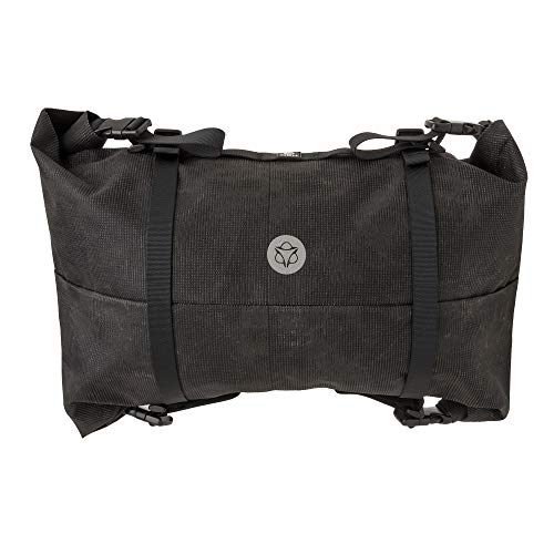 Agu Bikepacking Borsa Da Manubrio Bici, Borsa Per Bicicletta 17L Da Fissare Al Manubrio, Idrorepellente, Riflettente, Montaggio Semplice, 100% Poliest