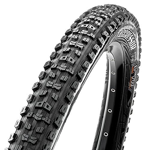 Maxxis Unisex Aggressore Pieghevole Dual Compound Exo/Tr Pneumatico, Nero 27.5 X 6,3 Cm