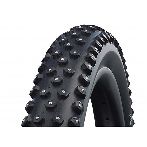 Schwalbe 4026495915465, Copertoncino.Sw 29X2.60 Ice Spiker Pro Dd Racegu 358 Chiodi Unisex-Adult, Nero