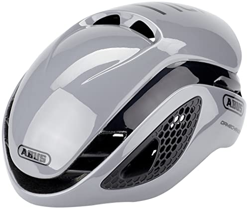 Abus Gamechanger Casco Ciclismo - Casco Da Bici Aerodinamico Con Ventilazione Idonea Per Uomo E Donna - Grigio, Taglia S
