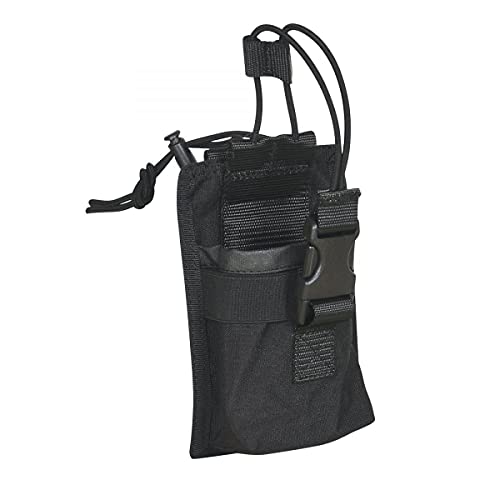Tasmanian Tiger, Borsa Per Radiotrasmettitore, Nero (Black), 23 X 12 X 4 Cm