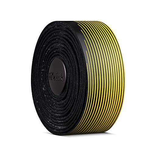 Fizik Vento Microtex Tacky-Bicolor, Nastro Per Bicicletta Unisex Adulto, Black/Yellow, L