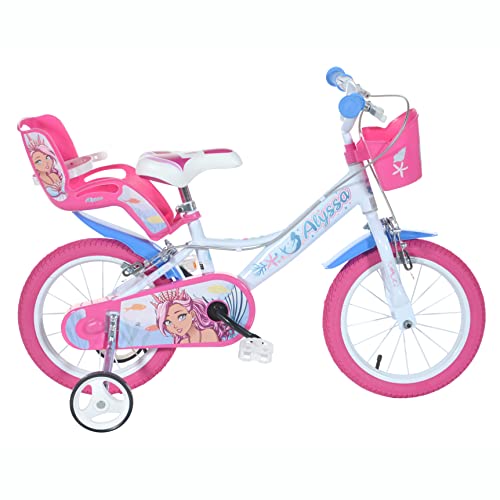 Bici Misura 16 Bimba Dino Bikes Bicicletta Bambina Sirenetta Alyssa 164R-Als New