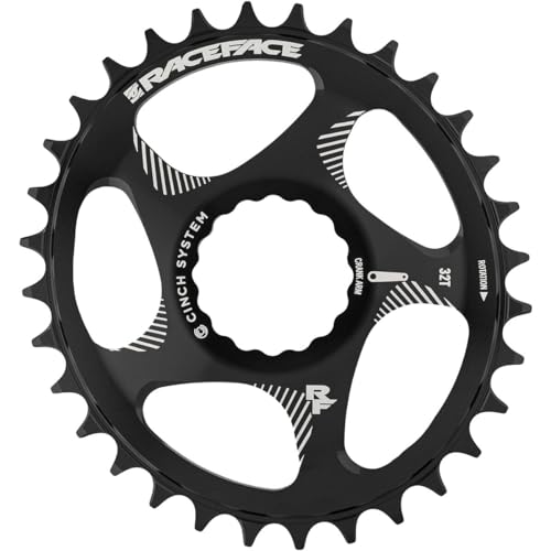 Race Face, Plateau Direct Mount Oval-32T-Noir Unisex Adulto, Nero, 32