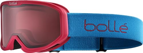 Bollé, Inuk Red & Blue Matte, Vermillon Cat 2, Occhiali Da Sci, Extra Small, Unisex Bambini
