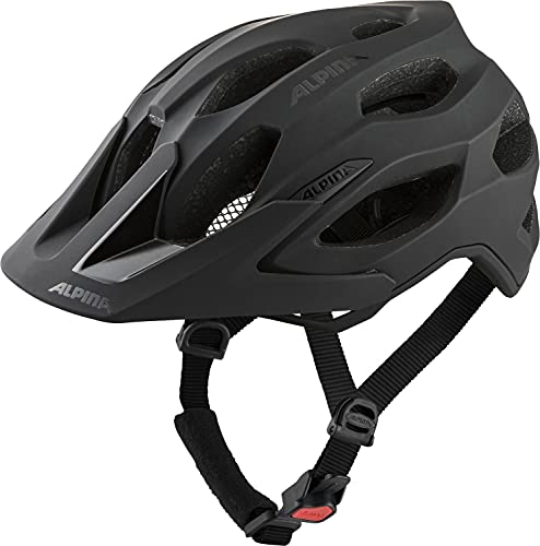 Alpina Carapax 2.0, Casco Da Bicicletta Unisex Adulto, Black Matt, 52-57 Cm