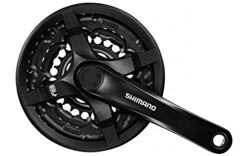 Shimano Tourney, Guarnitura, Nero, L