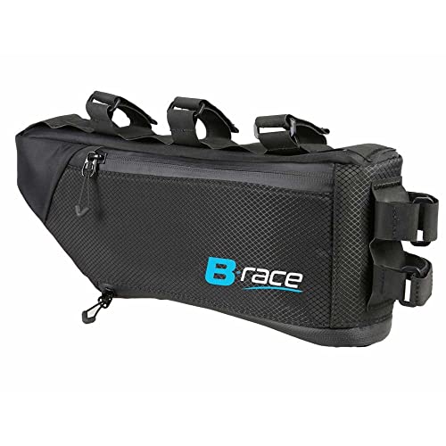 Bonin B-Race 8053329967655, Borsa Al Telaio B-Race Bikepacking Espandib. 3+1L Unisex Adulto, Nero, 3+1 L