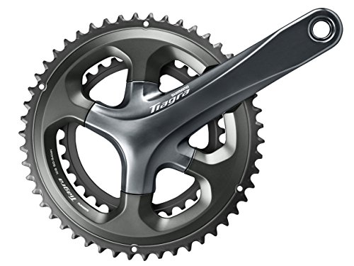 Shimano Tiagra Fc-4700, Guarnitura 10 Velocità, 50/34 Denti, Nero