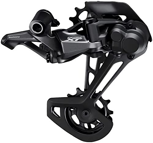 Shimano 4550170897093, Mtb Deore Xt M8100 Rear Derailleur 1X12S 45 Teeth Black Unisex Adulto, Nero, 12 Vitesses Eu