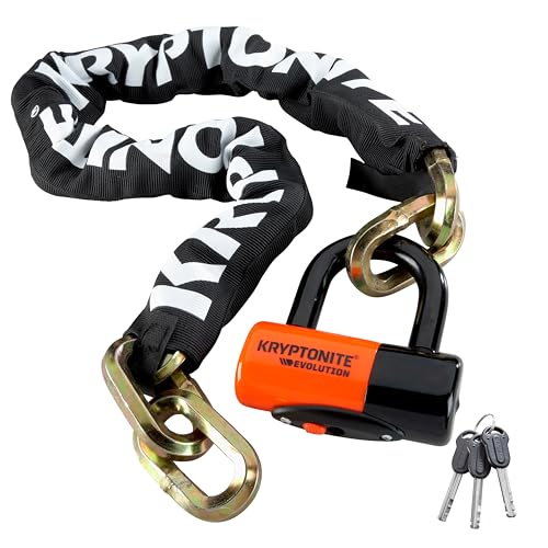 Kryptonite 0720018999515 Catena New York 1210 Con Grillo Evs4 Disco 14 Mm, Taglia 12 Mm X 100 Cm