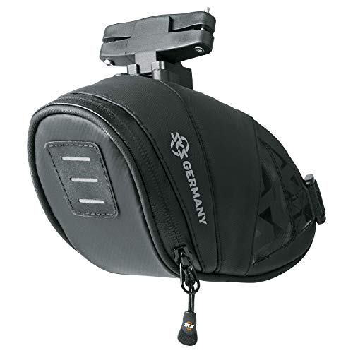 Sks Germany Explorer Click 800, Accessori Per Biciclette (Borsa Da Sella In Tessuto Gommato, Idrorepellente, Cerniere Laminate Con Easy-Zip Ergonomico