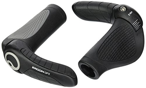Ergon Gp3-S Gripshift, Impugnatura Per Bicicletta Unisex Adulto, Nero, S