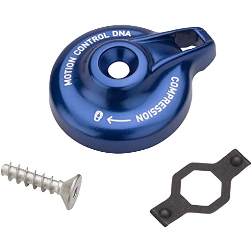 Rock Shox Sid/Revelation Rl - Kit Di Manopole Per Regolazione Ammortizzatore, Colore: Blu