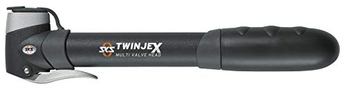 Sks Germany Twinjex Mini Pompa, Pompa D'Aria Per Bicicletta Con Supporto Per La Pompa (Attacco Valvola: Av, Sv, Dv E Multi Valve, Pressione Massima: 1