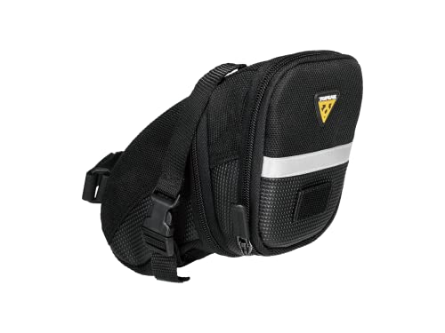 Topeak Aero Wedge Pack Small, Borsello Sottosella Unisex Adulto, 0.66 L, Nero