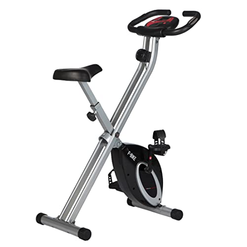Ultrasport F-Bike, Cyclette, Istruttore Domestico, Forma Fisica Cyclette Pieghevole, Calcolatore Allenamento Integrato, Sensori Palmari, Pieghevole, 8