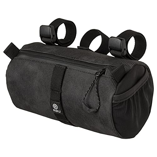 Agu Venture Borsa Da Manubrio Bici Roll Bag, Borsa Per Bicicletta 1,5L Da Fissare Al Manubrio, Idrorepellente, Riflettente, Montaggio Semplice, 100% P