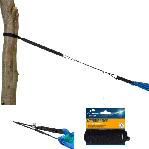 Amazonas Adventure, Rope Unisex Adulto, Nero, 35/150 Cm + 90 Cm Strap (2X)