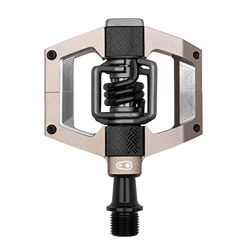 Crankbrothers Mallet Trail Mountain Bike Pedali Champagne/Black Spring - Piattaforma Ottimizzata Mtb Enduro Xc Trail - Sistema Clip-In Coppia Di Pedal