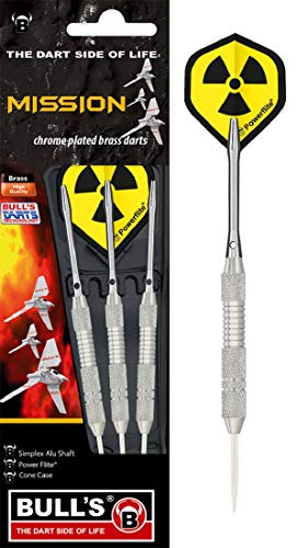 Bulls Unisex Mission Steeldart 3 Pezzi, Multicolore, Medium/24 G