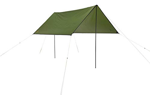 Grand Canyon Shelter Zuni 3 - Telaio/Telaio 300 X 300 Cm - Forma Quadrata, Uv50+, Impermeabile - Capulet Olive (Verde)