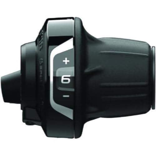 Shimano Slrv4006R, Sl-Rv400 Revo Shifter, Mano Destra, 6 Velocità, Con Display A Ingranaggi Ottici Unisex, Nero, 6 Marce