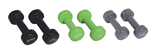 Schildkröt Fitness Set Di Manubri In Vinile, In Custodia In Plastica Abs, 960010