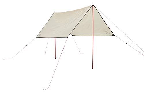 Grand Canyon Shelter Zuni 3 - Telaio/Telaio 300 X 300 Cm - Forma Quadrata, Uv50+, Impermeabile - Mojave Desert (Beige)