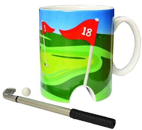 Longridge Tazza Da Golf E Mini Putter Longridge Bianco