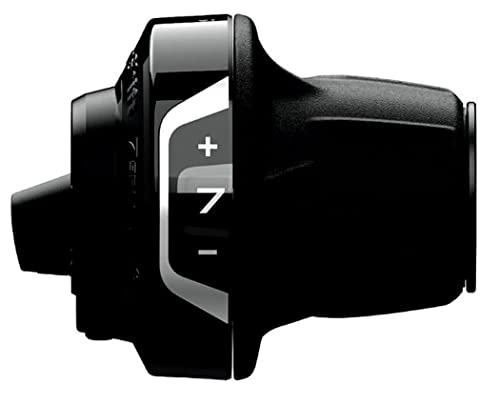 Shimano Slrv4007R, Sl-Rv400 Revo Shifter, Mano Destra, 7 Velocità, Con Display A Ingranaggi Ottici Unisex, Nero, 7-Speed