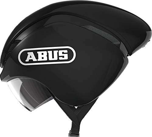 Abus Gamechanger Tt Casco Da Corsa - Casco Da Ciclismo Aerodinamico Con Ventilazione Idonea Per Uomo E Donna - Nero, Taglia S
