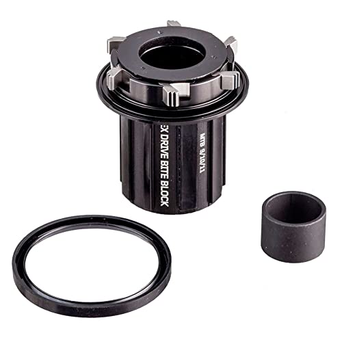 Spank - Corpo Ruota Libera Per Mozzo Posteriore Hex Shimano Hg In Alluminio, Per Mountain Bike, Unisex, Colore: Nero, Standard
