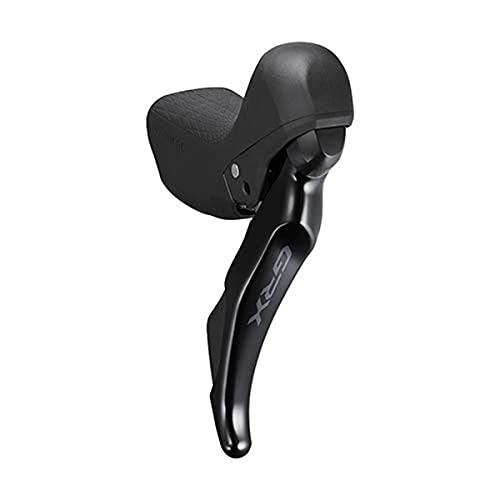 Shimano 4550170448554, Grx Rx400 Double Hydraulic Right Shifter 2X10S Black Unisex Adulto, Nero, Unica