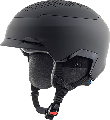Alpina Banff Mips, Casco Da Sci Unisex-Adulti, Black Matt, 51-55 Cm