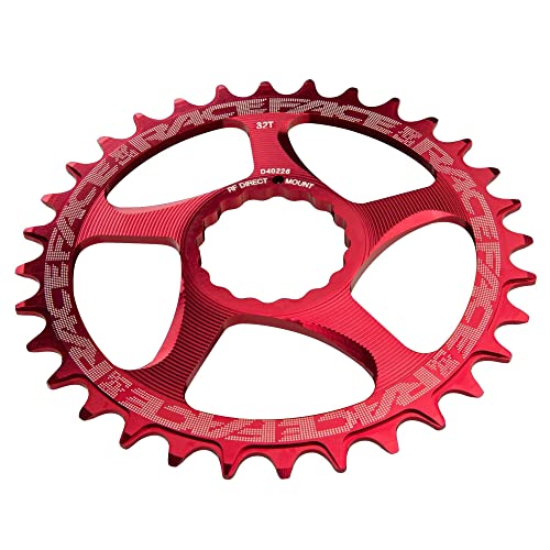 Race Face, Plateau Direct Mount-28T-Rouge Unisex Adulto, Rosso, One Size