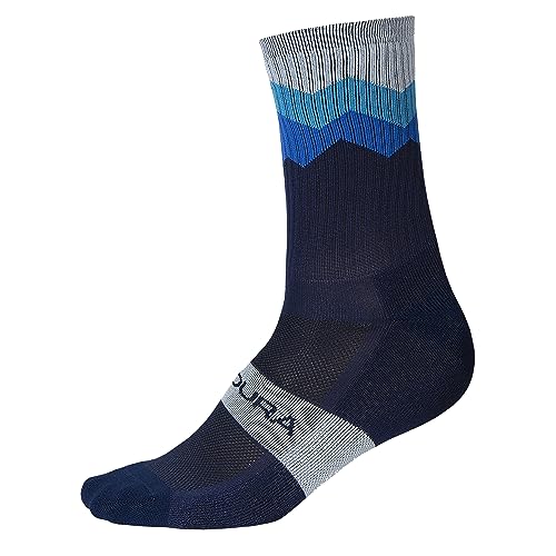 Endura Jagged Ciclismo Calzini Per Uomo, Navy, S