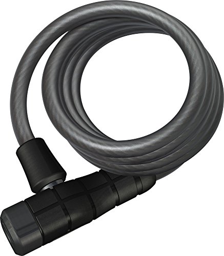 Abus Serratura A Spirale Primo 5510K/180 - Per Bicicletta Con Spessore Di 10 Mm, Cavo Flessibile Livello Sicurezza 3-180 Cm Nero